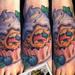 Blueberry Cupcake monster tattoo Tattoo Design Thumbnail